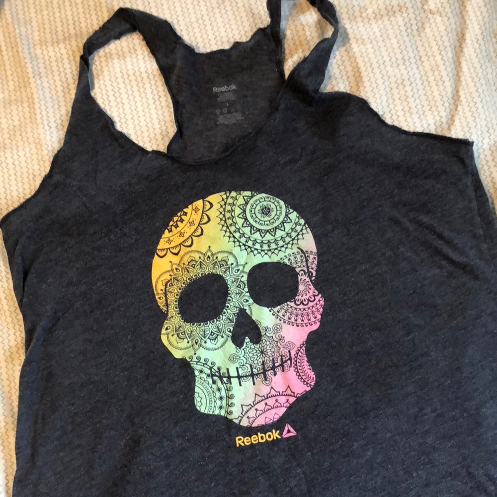 Reebok candy skull tank